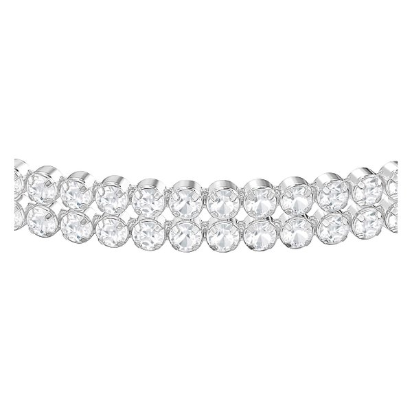Swarovski Ezüst színű dupla karkötő swarovski krstályokkal 5221397