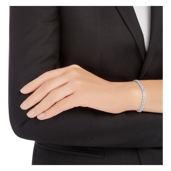 Swarovski Ezüst színű dupla karkötő swarovski krstályokkal 5221397