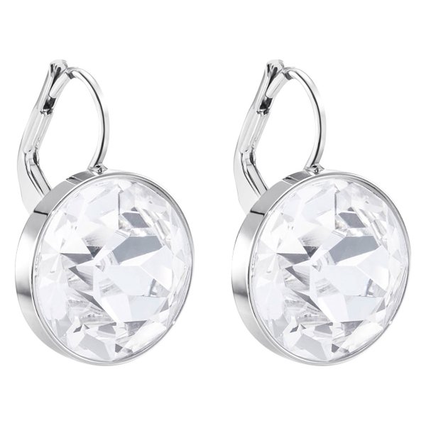 Swarovski Bella ezüst színű fülbevaló nagy swarovski kristállyal 883551