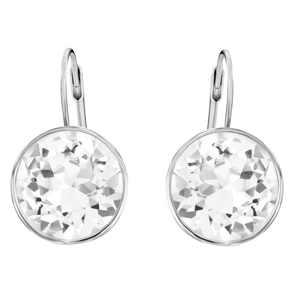 Swarovski Bella ezüst színű fülbevaló nagy swarovski kristállyal 883551