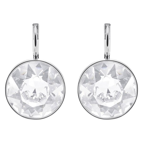 Swarovski Bella ezüst színű fülbevaló nagy swarovski kristállyal 883551