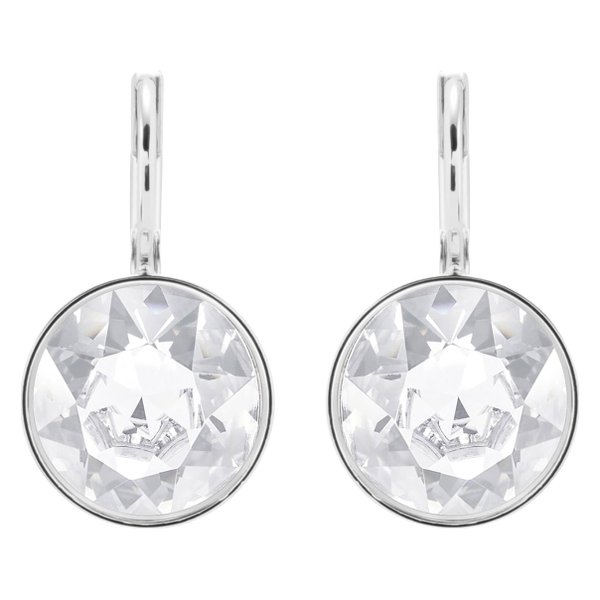 Swarovski Bella ezüst színű fülbevaló közepes swarovski kristállyal 5085608
