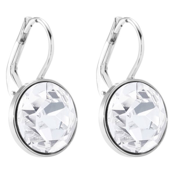 Swarovski Bella ezüst színű fülbevaló közepes swarovski kristállyal 5085608