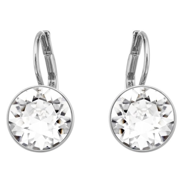 Swarovski Bella ezüst színű fülbevaló közepes swarovski kristállyal 5085608