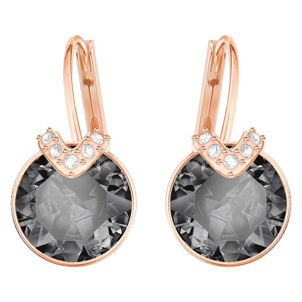 Swarovski Bella V rozé fülbevaló szürke swarovski kristállyal 5299317