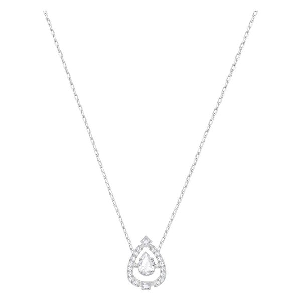 Swarovski Sparkling Dance ezüst színű nyaklánc mozgó swaroski kristállyal 5451992