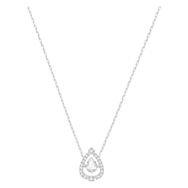 Swarovski Sparkling Dance ezüst színű nyaklánc mozgó swaroski kristállyal 5451992