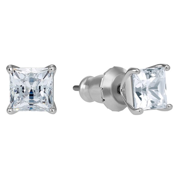 Swarovski Attract ezüst színű négyzet fülbevaló swaroski kristállyal 1 5509936