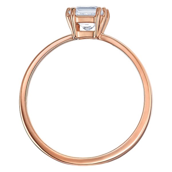 Swarovski Attract rozé négyzet gyűrű swaroski kristállyal 1 
