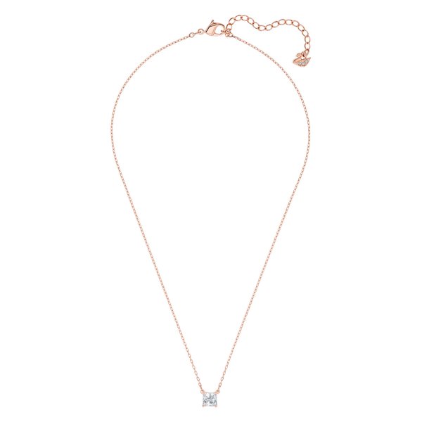 Swarovski Attract rozé négyzet nyaklánc swaroski kristállyal 2 5510698
