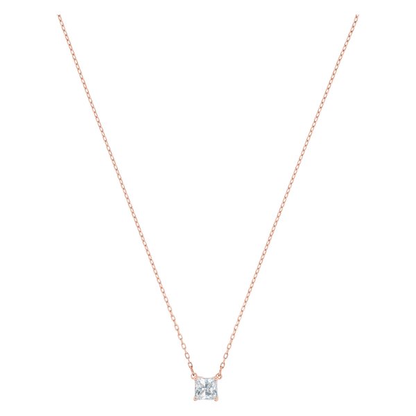 Swarovski Attract rozé négyzet nyaklánc swaroski kristállyal 2 5510698