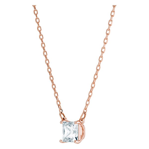 Swarovski Attract rozé négyzet nyaklánc swaroski kristállyal 2 5510698