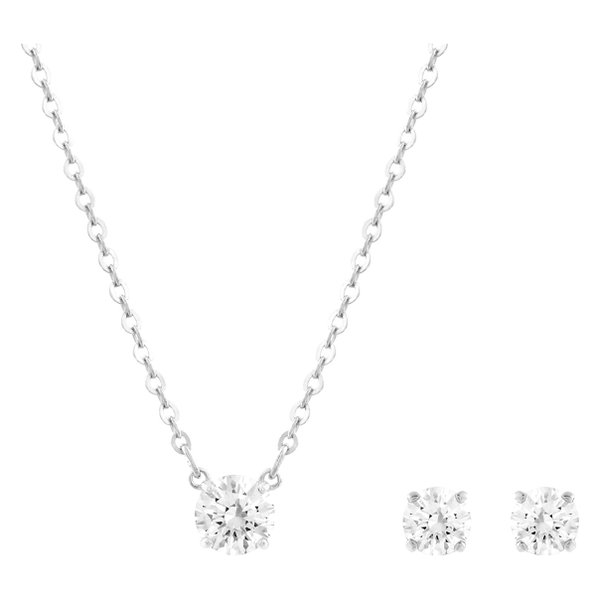 Swarovski Attract ezüst színű ékszer szett swarovski kristállyal 5113468