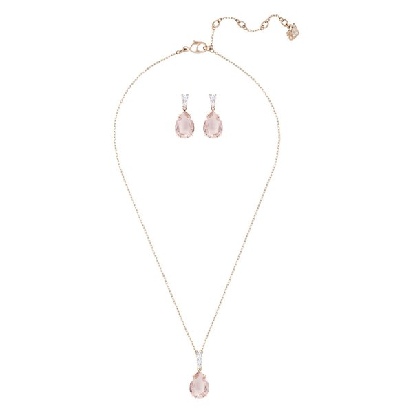 Swarovski Vintage rozé ékszer szett rózsaszín swarovski kristállyal 5414695