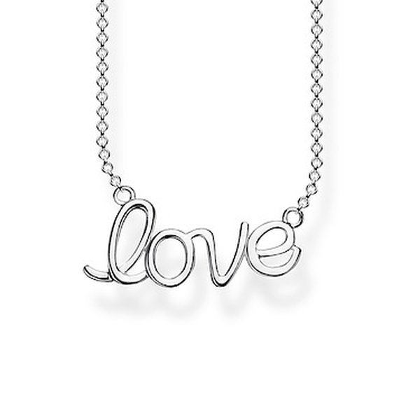 Thomas Sabo Ezüst nyaklánc LOVE felirattal SCKE150280