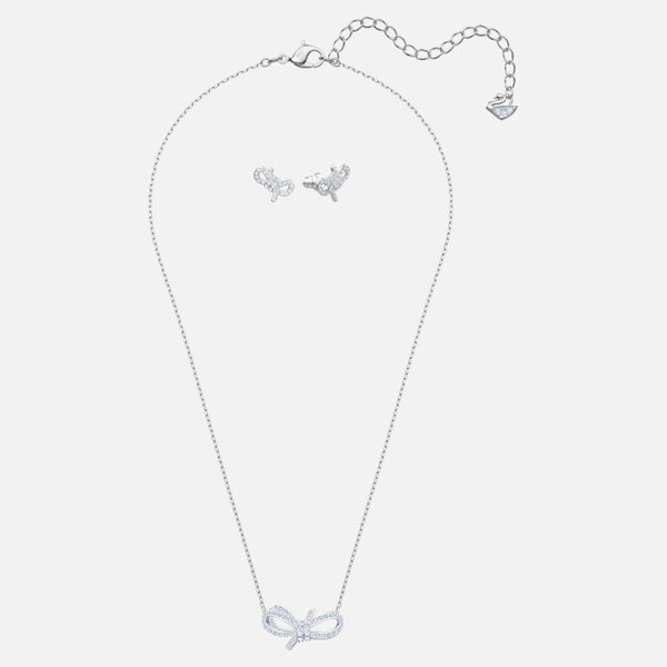 Swarovski Ezüst színű masni ékszer szett 5470594