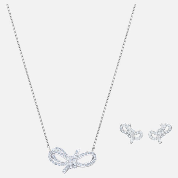 Swarovski Ezüst színű masni ékszer szett 5470594