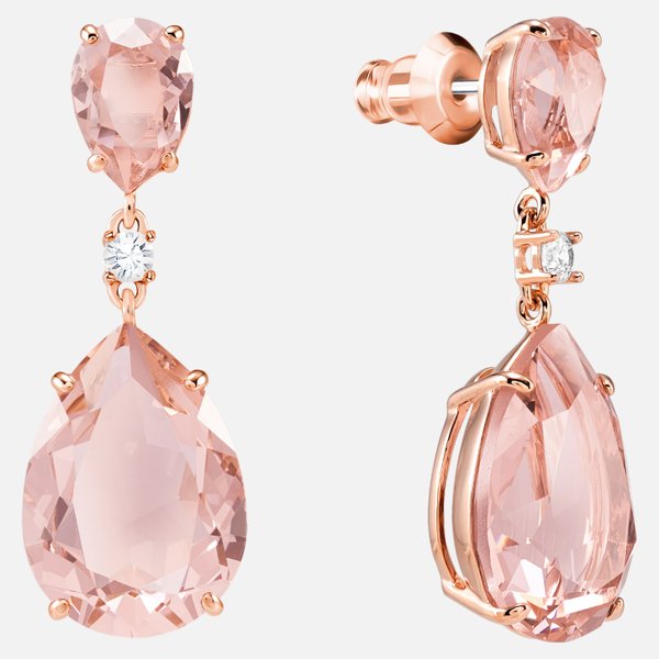 Swarovski Vintage rózsaszín csepp rozé fülbevaló 5424361