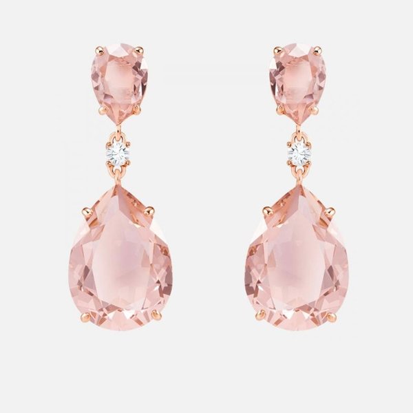 Swarovski Vintage rózsaszín csepp rozé fülbevaló 5424361