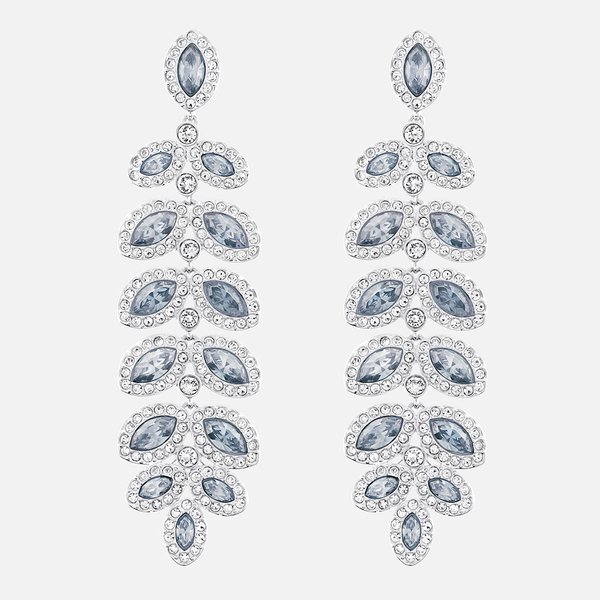 Swarovski Kék levelek függő fülbevaló 5074350