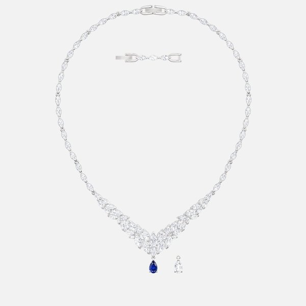 Swarovski Lousion nyaklánc fehér és kék kristállyal 5419234