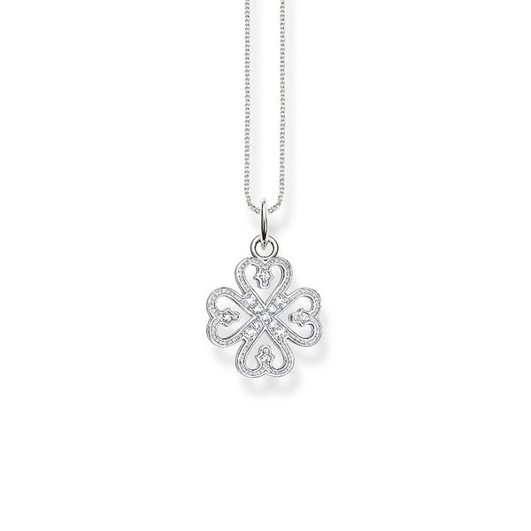 Thomas Sabo Ezüst nyaklánc lóhere medállal SCKE150083