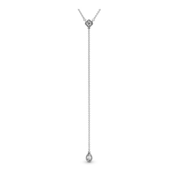 Pandora ékszer Geometriai elegancia Y ezüst nyaklánc 398504C01-60