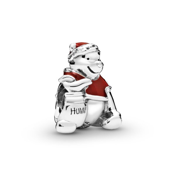 Pandora ékszer Disney Micimackó mézes bödön karácsonyi charm 798451C01