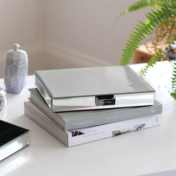Stackers Glitteres tükör classic fedeles ékszerdoboz 75432