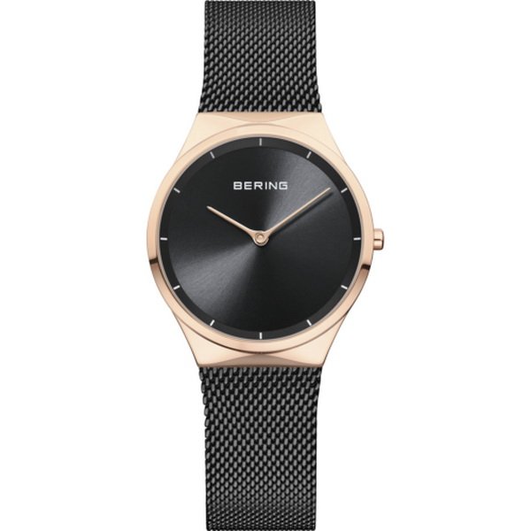 Bering Classic fekete óra rozé tokkal 12131-162