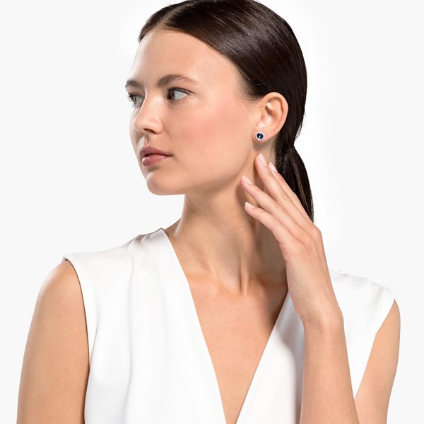 Swarovski Angelic fülbevaló kék és fehér swarovski kristályokkal 5536770