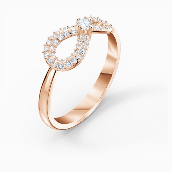 Swarovski Infinity rozé gyűrű swarovski kristállyal 