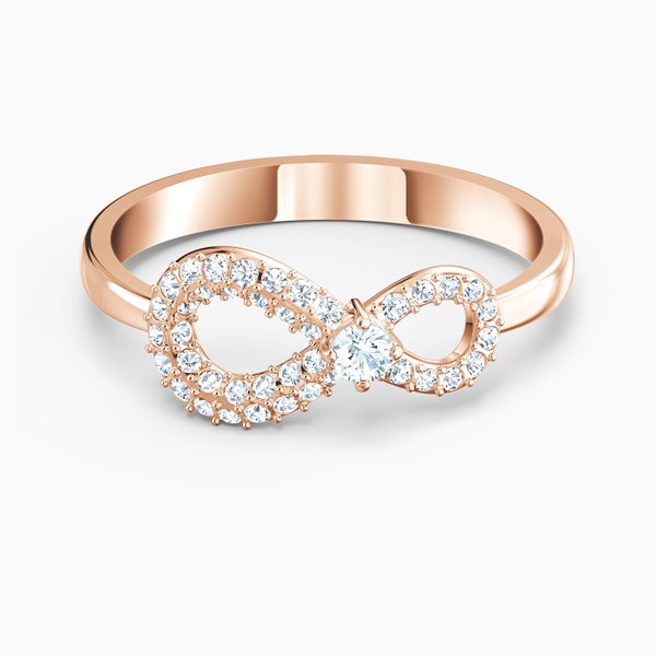 Swarovski Infinity rozé gyűrű swarovski kristállyal 