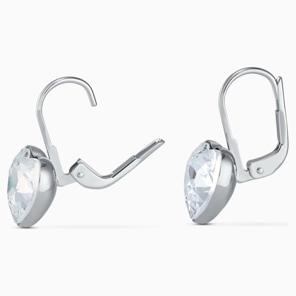 Swarovski Bella szív ezüst színű fülbevaló 5515191