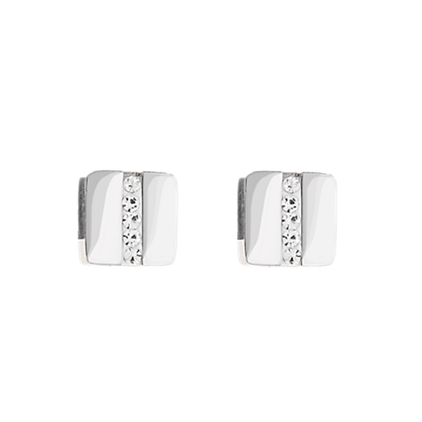 Coeur de Lion Nemes acél fülbevaló swarovski kristállyal 0125/21-1800