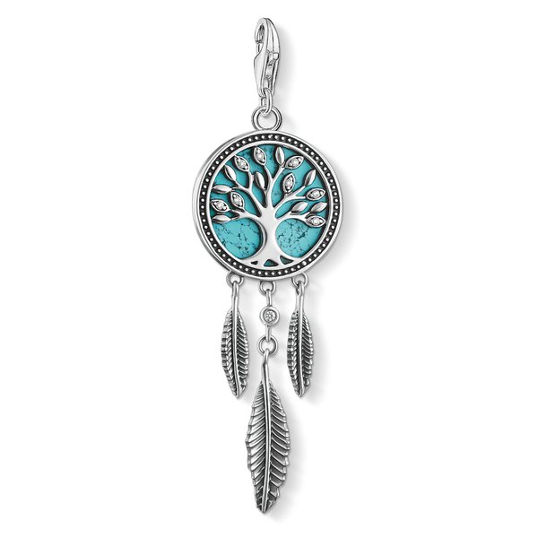 Thomas Sabo Türkiz álomfogó charm családfával 1844-646-17
