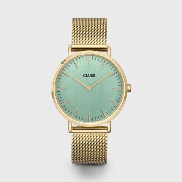 Cluse Boho chic arany zöld női óra CW1027
