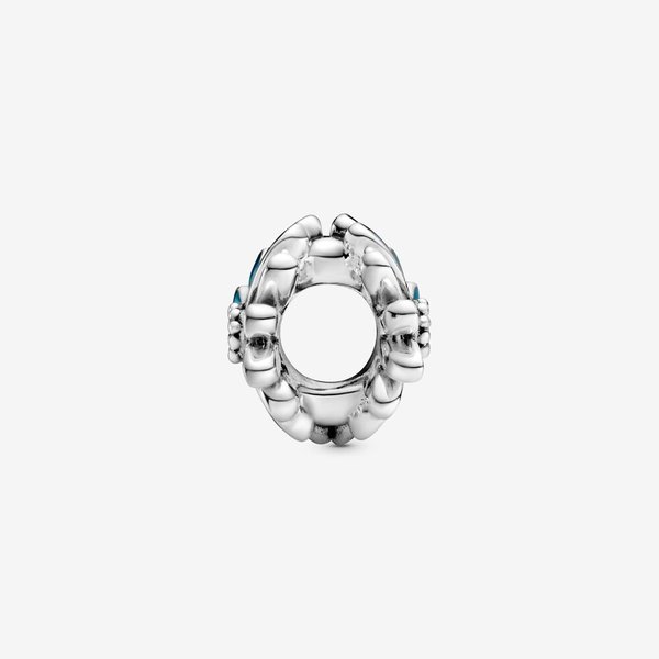 Pandora ékszer Kék százszorszép ezüst charm 798775C01