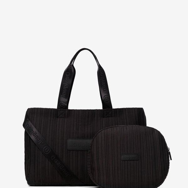 Desigual Duffle pleats black táska 20SQXW18