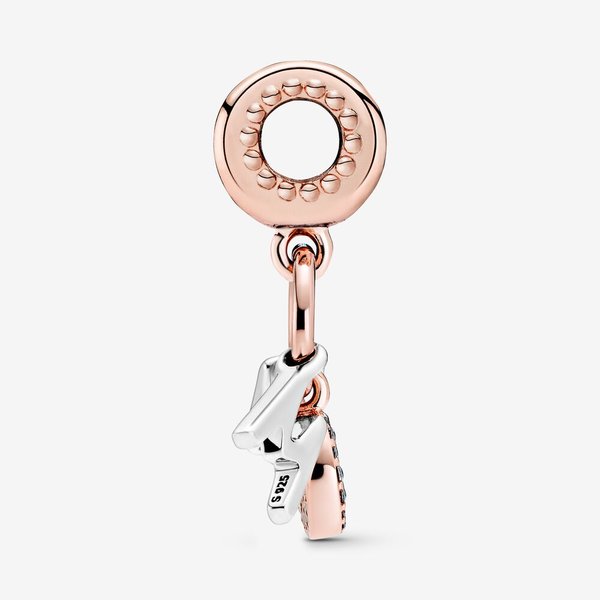 Pandora ékszer Mom rozé ezüst függő charm 788828C01