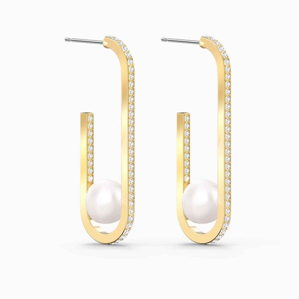 Swarovski Hűvös gyöngyök függő arany fülbevaló 5512736
