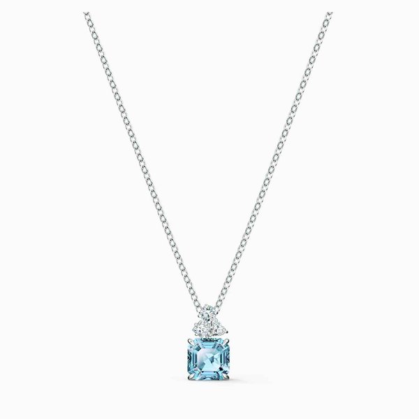 Swarovski Vízszínű csillogó medál ezüst színű láncon 5516483