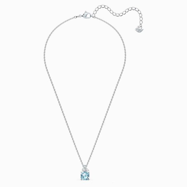 Swarovski Vízszínű csillogó medál ezüst színű láncon 5516483