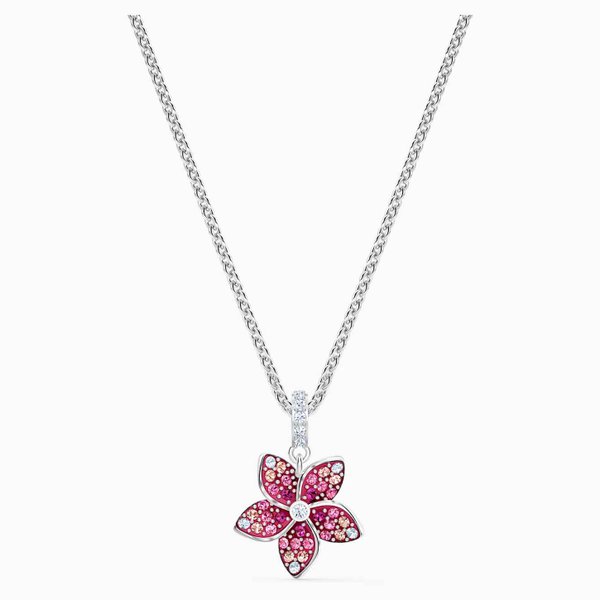 Swarovski Rózsaszín trópusi virág nyaklánc 5519248