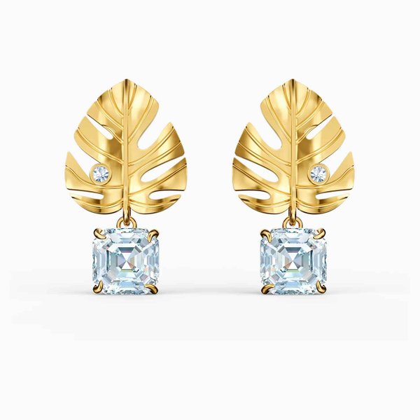 Swarovski Trópusi levél arany fülbevaló 5519253