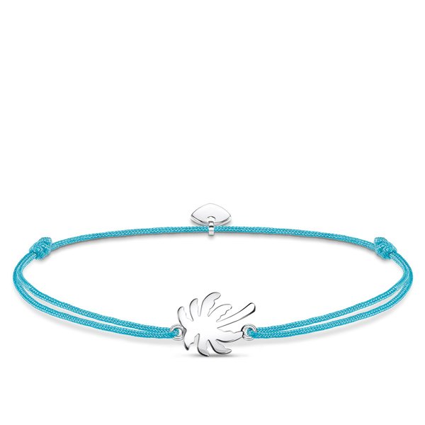 Thomas Sabo Türkiz textil karkötő pálmafával LS112-173-17-L20
