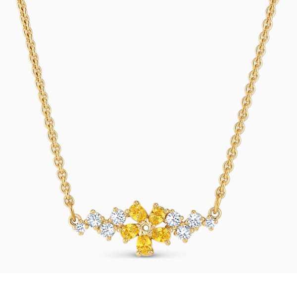 Swarovski Arany színű nyaklánc swarovski kristályokkal 5535781