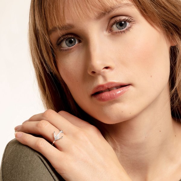 Thomas Sabo Horgony ezüst gyűrű cirkóniával 