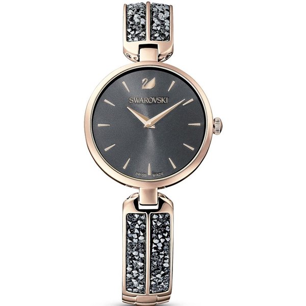 Swarovski Dream Rock rozé fekete női óra kristályokkal 5519315