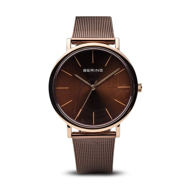 Bering Classic rozé barna női óra 13436-265